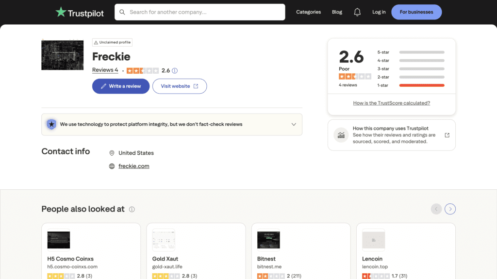 Freckie Capital Commons scam