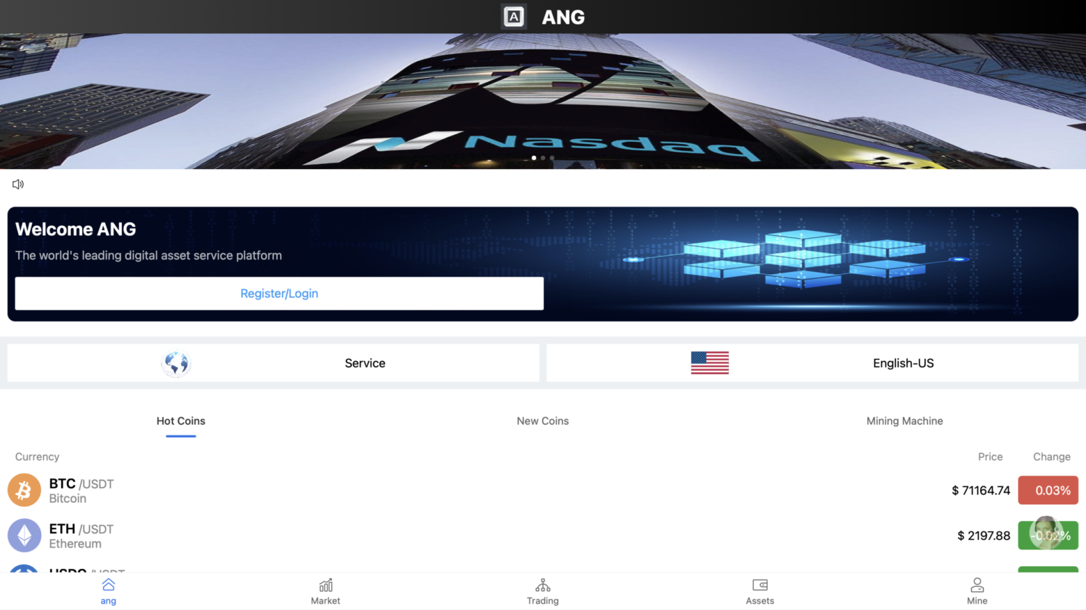 ang.usorgs.com scam ANG crypto BBB warning fee penalty loop fraud New York