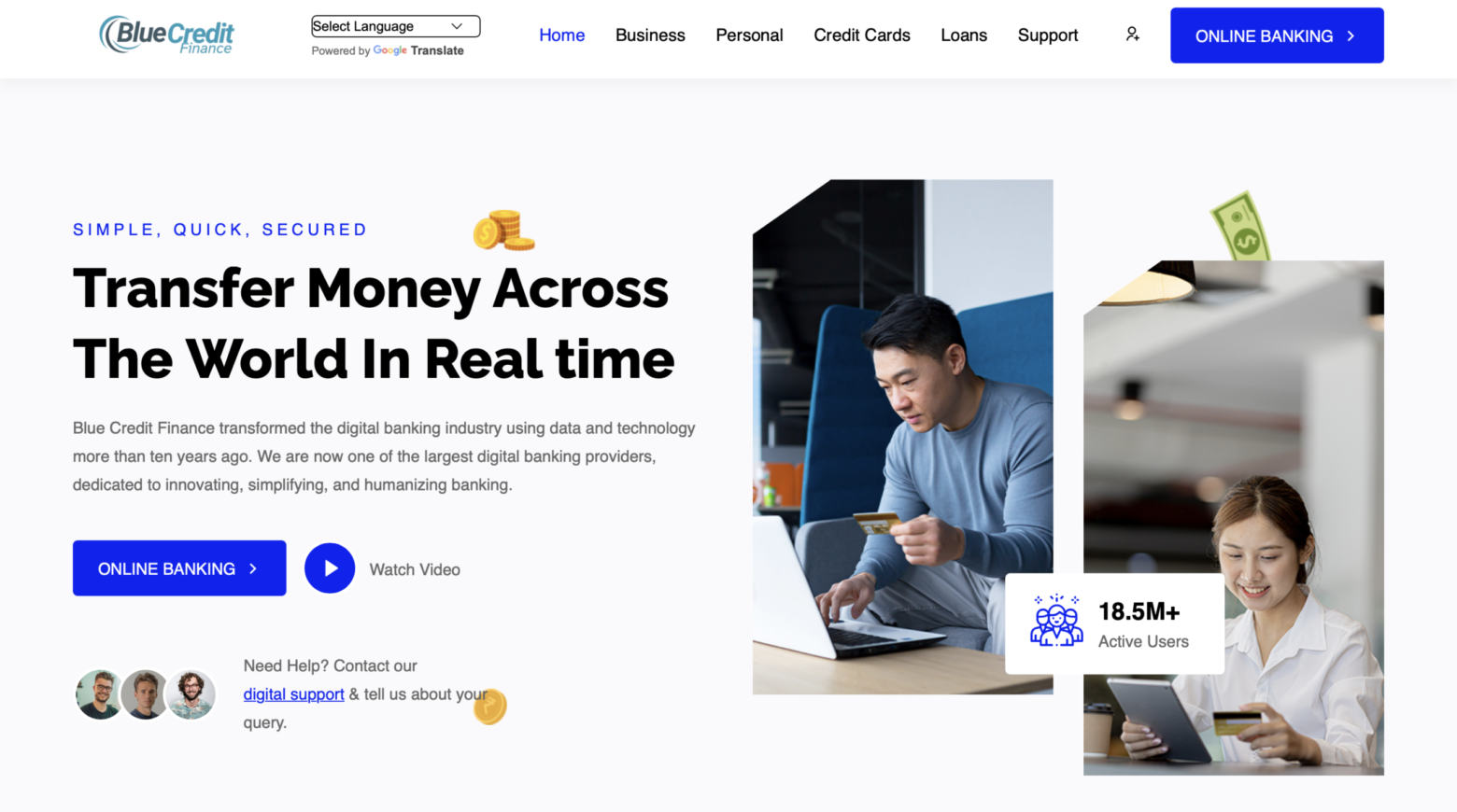 Blue Credit Finance scam bluecreditfinance.com fake Meta contract BBB warning $50000 fraud