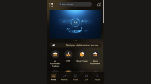 AIGTI.net homepage screenshot showing unregistered GTI crypto trading platform operating illegally in Canada 2026