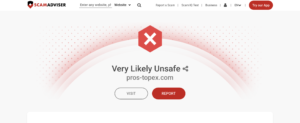 pros-topex.com scam review ProEx crypto fraud warning 2025